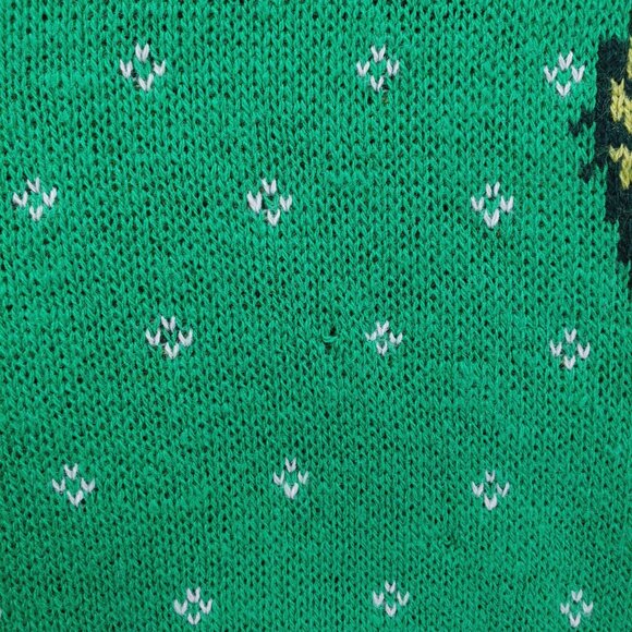 The Grinch Merry Grinchmas Knit Ugly Christmas Crewneck Sweater Large Dr. Seuss - Picture 13 of 16